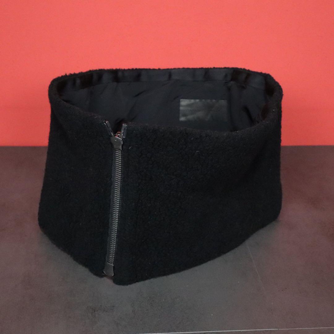 【モード】FUMITO GANRYU ジップデザイン ナイロン ネックウォーマー