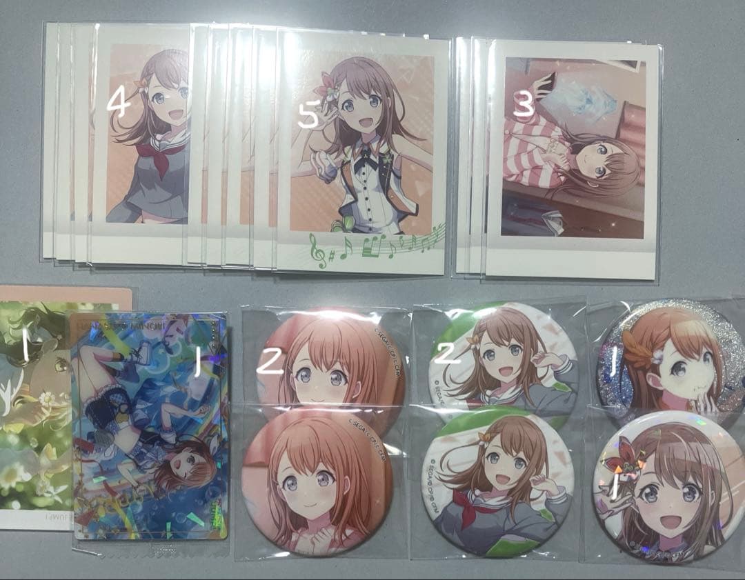 プロセカ まとめ売り 缶バッジ ぱしゃこれ ウエハース キーホルダー