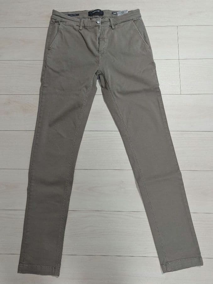 サブローさま　REPLAY Hyper Chino スリムフィットチノパンツ