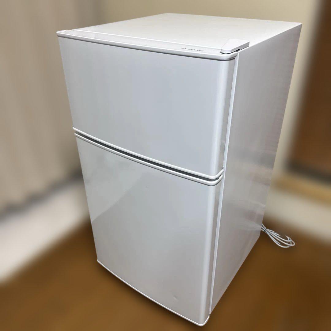 ELSONIC 2024年製 冷蔵庫 2ドア/右開き/85L