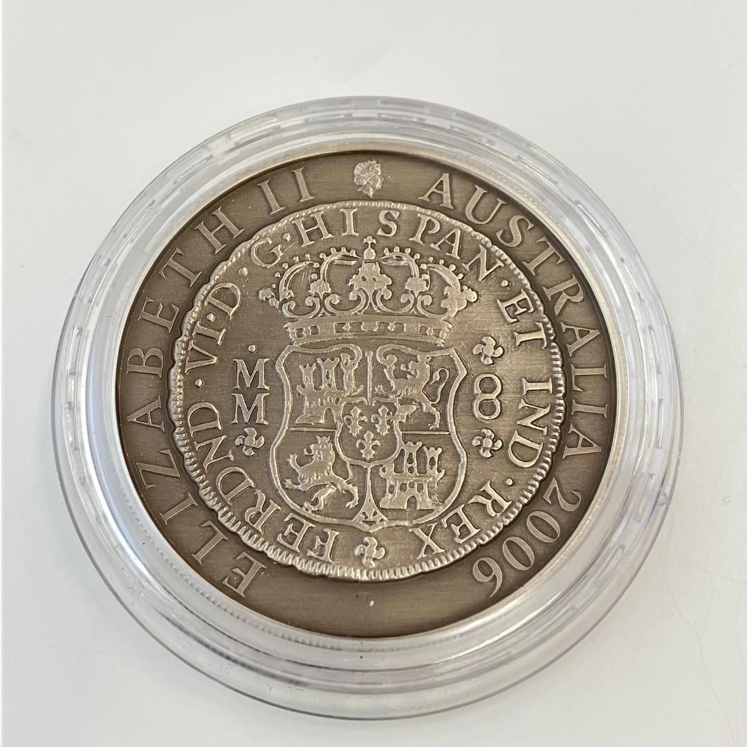 王立オーストラリア造幣局発行　ピラーダラー　アンティーク仕上げ 2006年