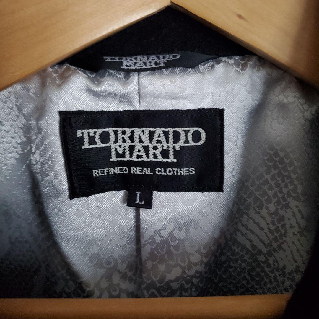 トルネードマート 美品 ライダースジャケット　L　ブラック　y2k　平成