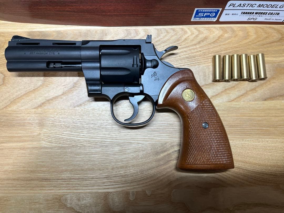 コルトパイソン　タナカ　モデルガン　未発火