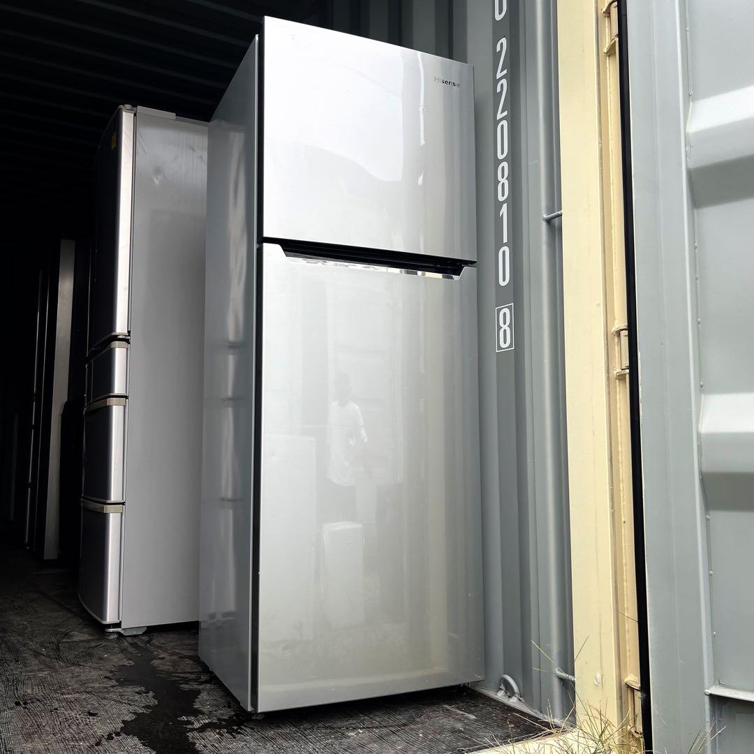 142取付無料！スタイリッシュシルバー大きめ227L製氷ケース付き冷蔵庫！洗濯機