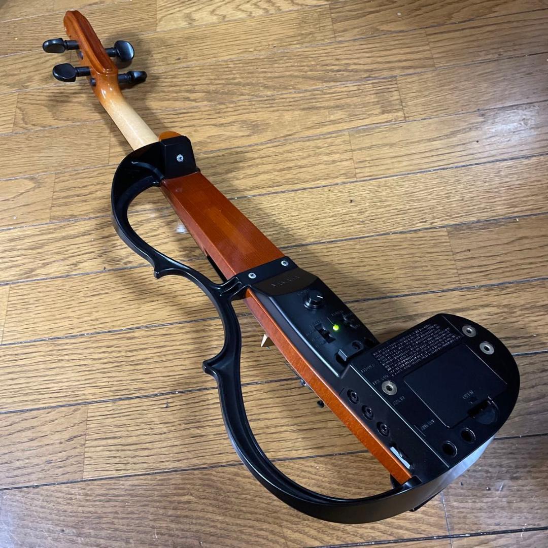 YAMAHA サイレントバイオリン SV-100 4/4 弓・肩当て・ケース付き