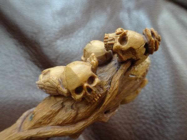 中山英俊 ボルトアクション・ボールペン ジオラマ5スカル 根付