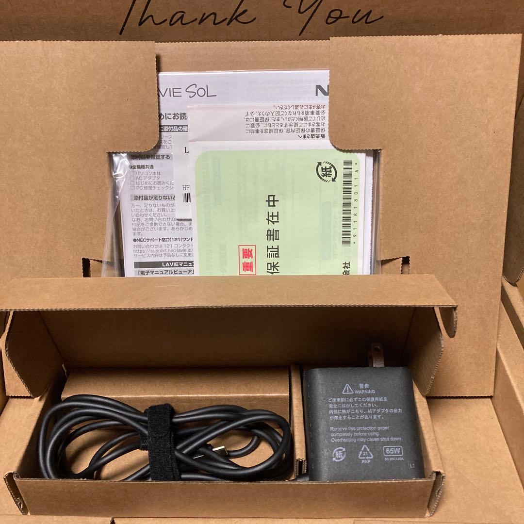 NEC LAVIE SOL ノートパソコン ブラック