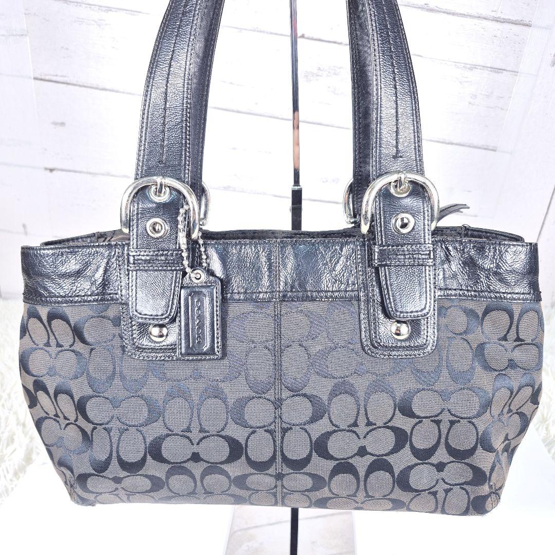 バッグ COACH archive shoulder bag black soho