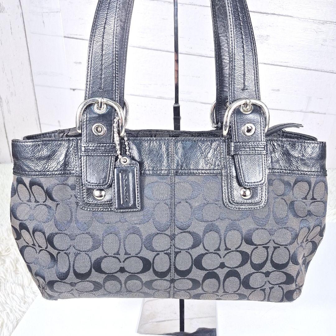 バッグ COACH archive shoulder bag black soho