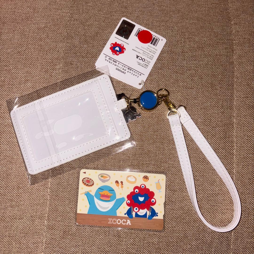 新品ミャクミャクICOCA 合皮パスケース付き