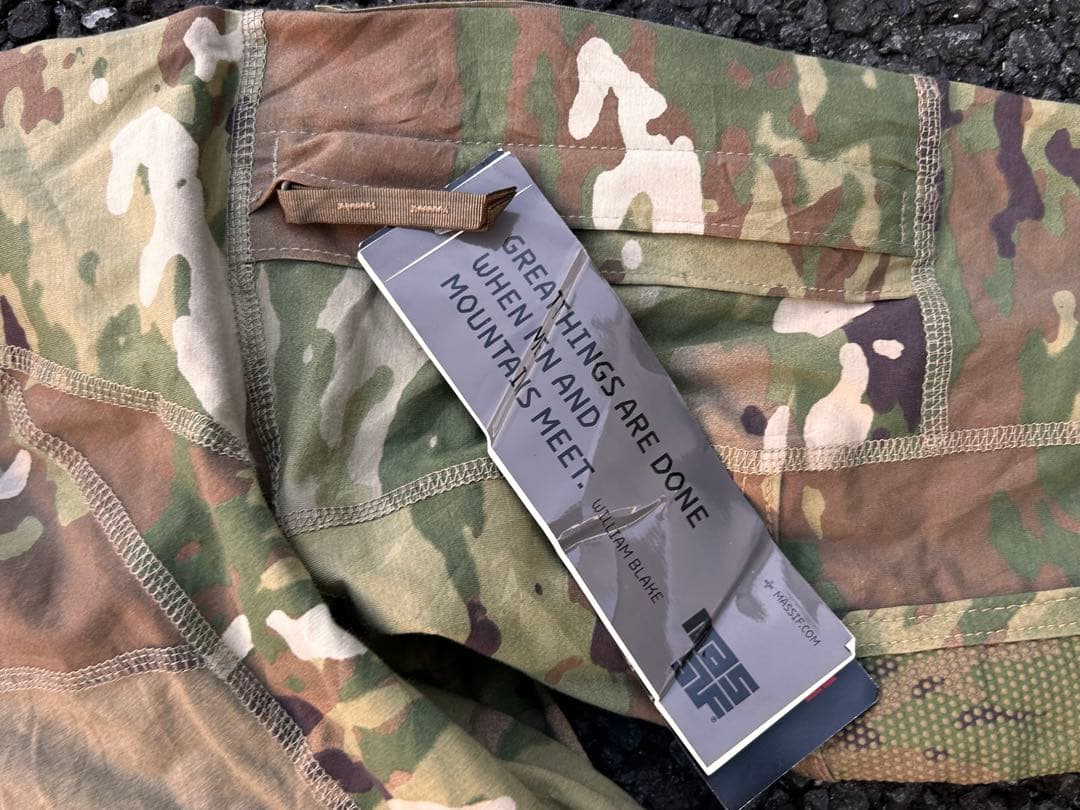 【新品】米軍放出品 MASSIF OCP コンバットシャツ 1/4ジップLサイズ