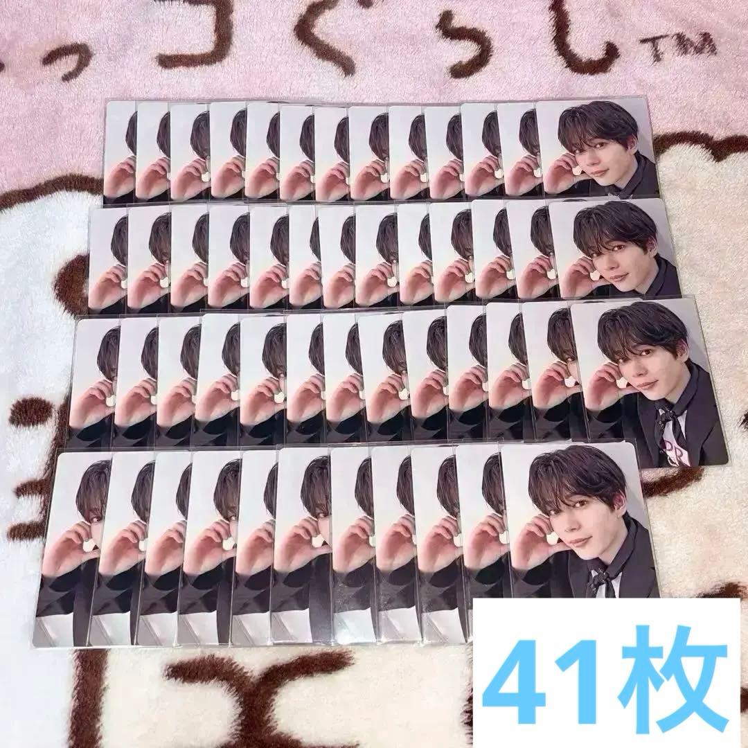 なにわ男子 長尾謙杜 トレカ アシンメトリー Black Nightmare