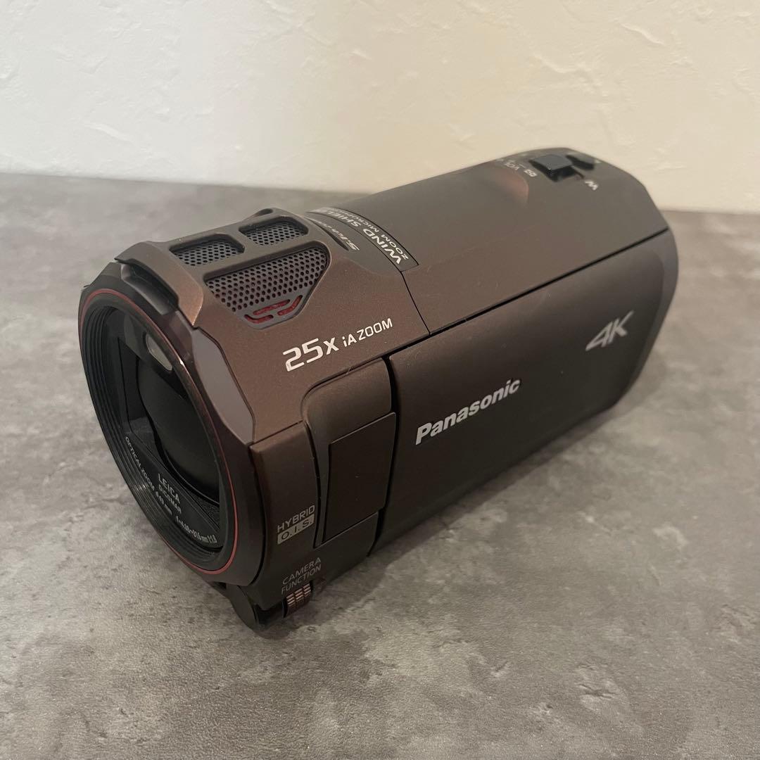 【美品、本日限定値下げ】Panasonic 4K ビデオカメラ 25倍ズーム