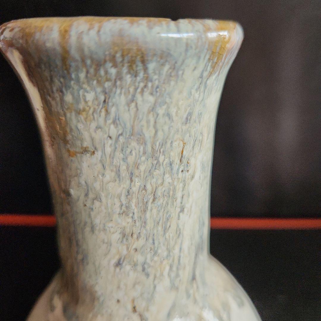 江戸末期の頃高取焼き花入れ