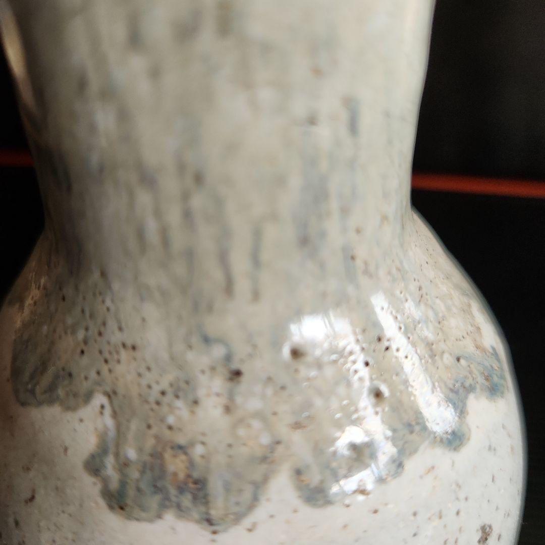 江戸末期の頃高取焼き花入れ