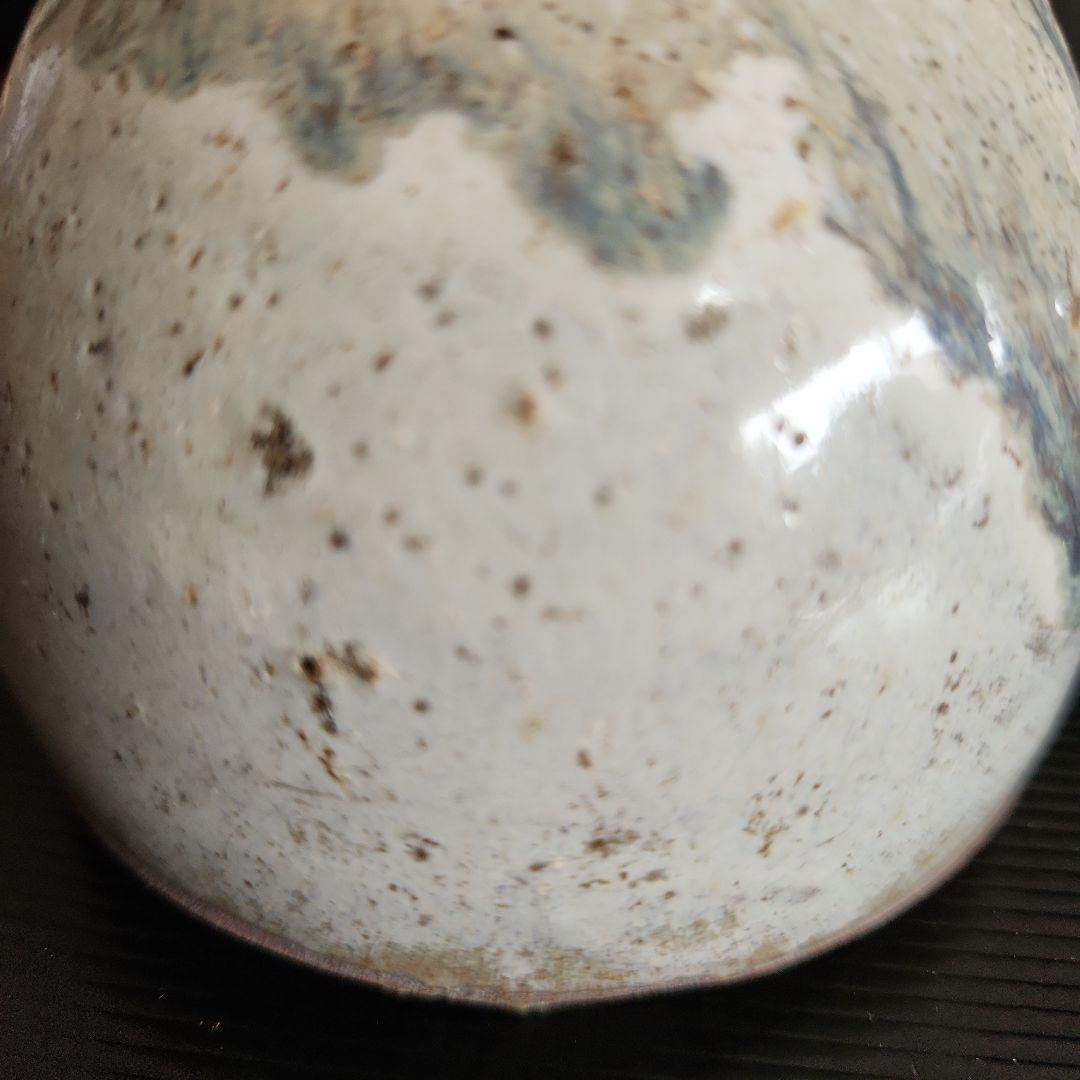 江戸末期の頃高取焼き花入れ