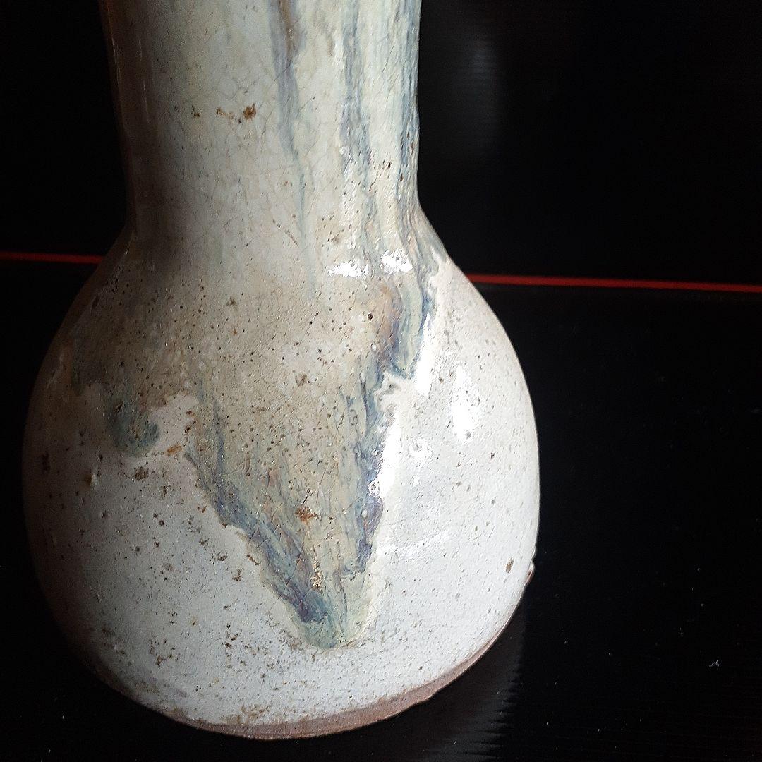 江戸末期の頃高取焼き花入れ