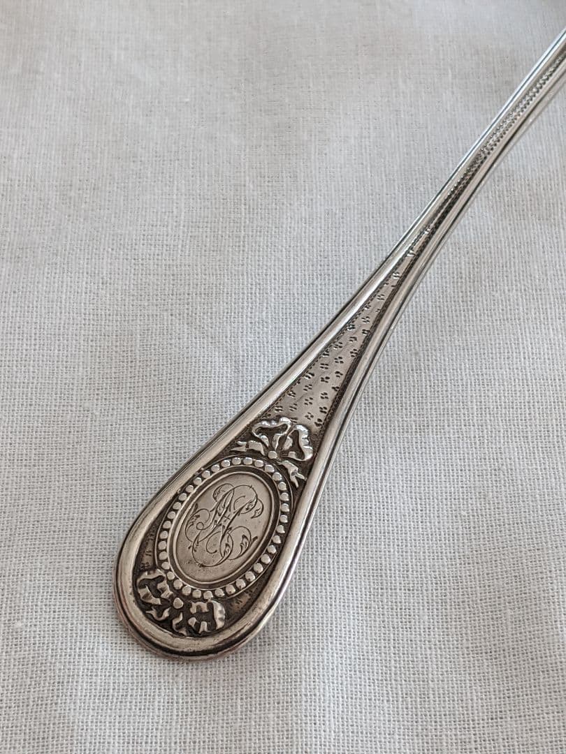 銀 ティーストレーナー 銀器 シルバー フレンチ アンティーク