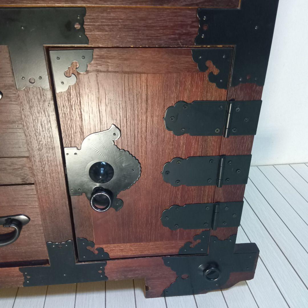 箪笥 船箪笥 タンス　木製家具 収納家具 キャビネット　からくり箪笥