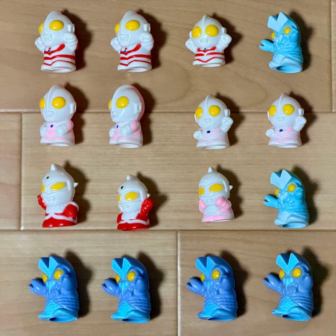 【激レア】ウルトラマングラフィティ 指人形 16体セット ソフビ 円谷プロ 希少