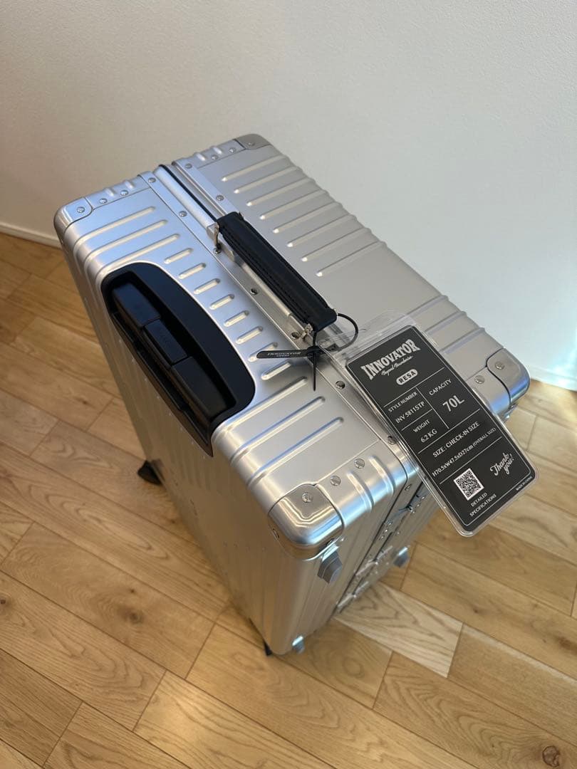 【新品・未使用品】innovator アルミスーツケース 限定色 70L
