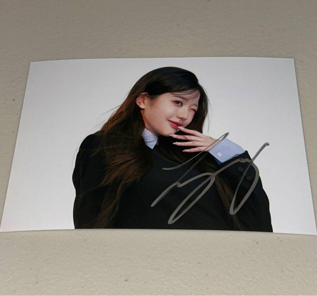 ウォニョン(IVE)スチール写真直筆サイン