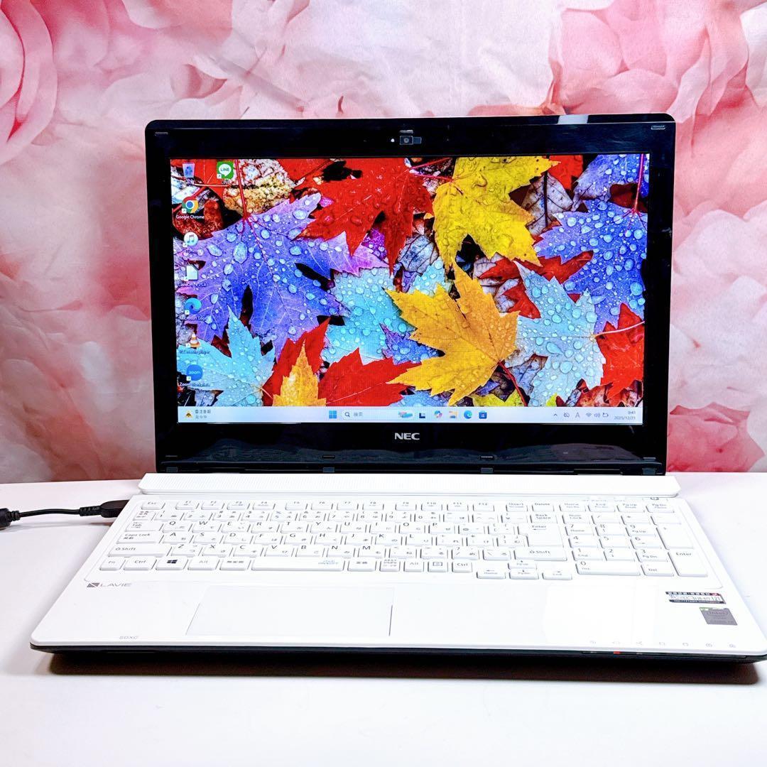 新品SSD＆i5で爆速✨windows11 ノートパソコン✨オフィス カメラ 白