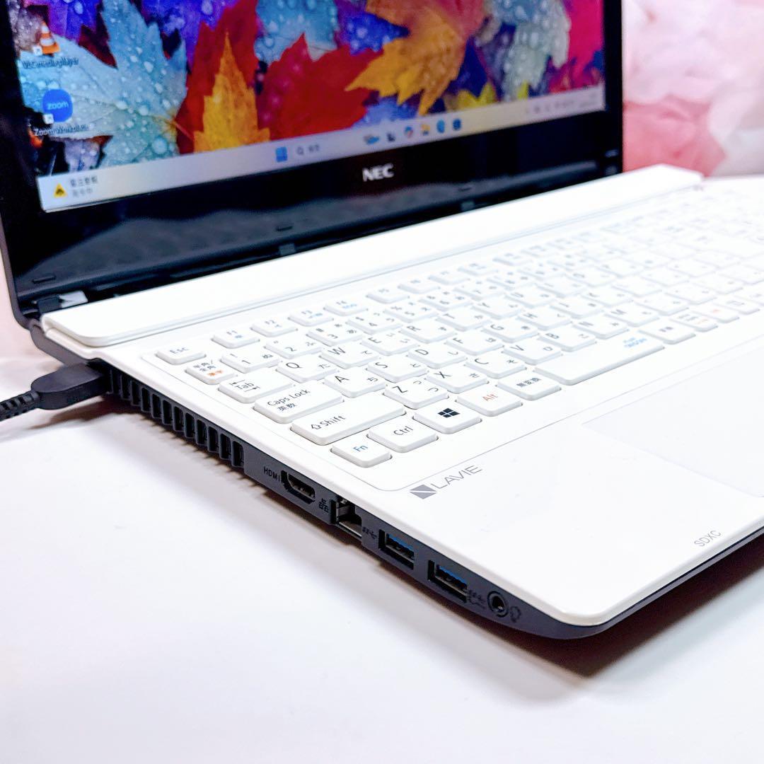 新品SSD＆i5で爆速✨windows11 ノートパソコン✨オフィス カメラ 白