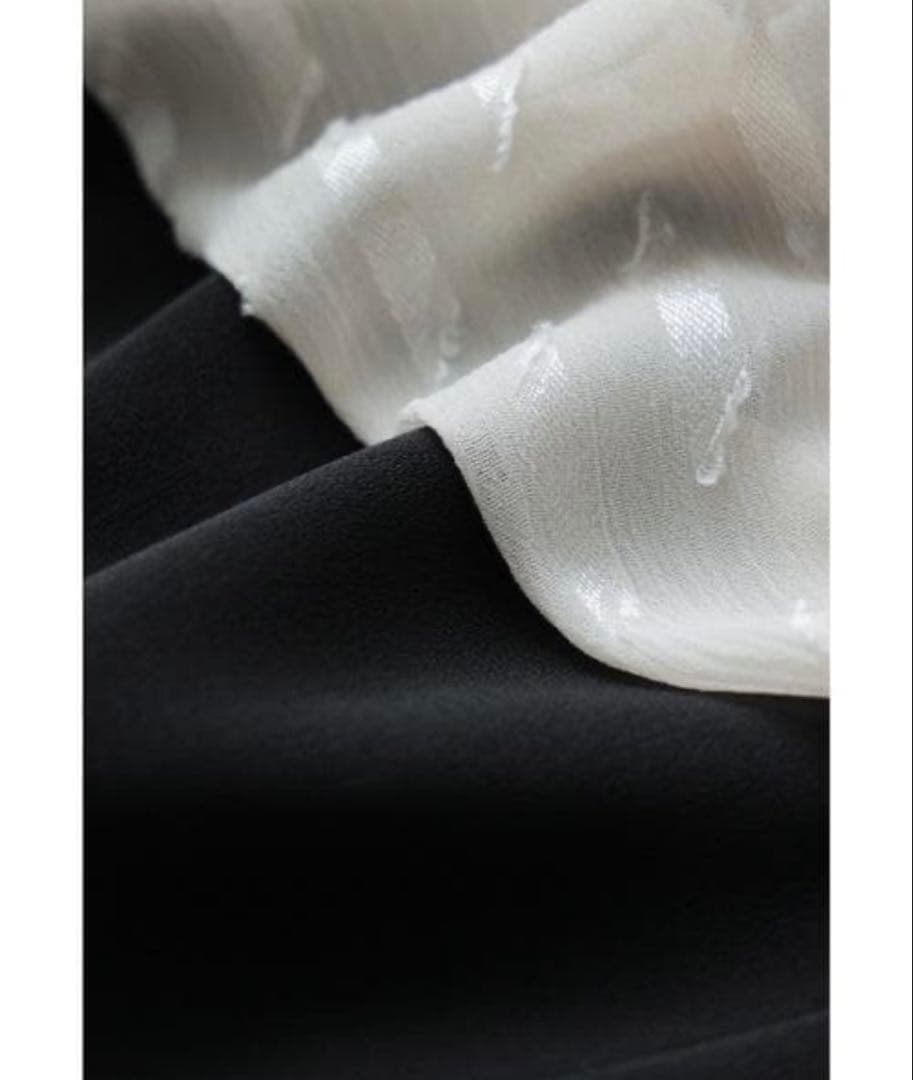 美品 niana カシュクールデザインパンツドレス オールインワン ドレス　黒