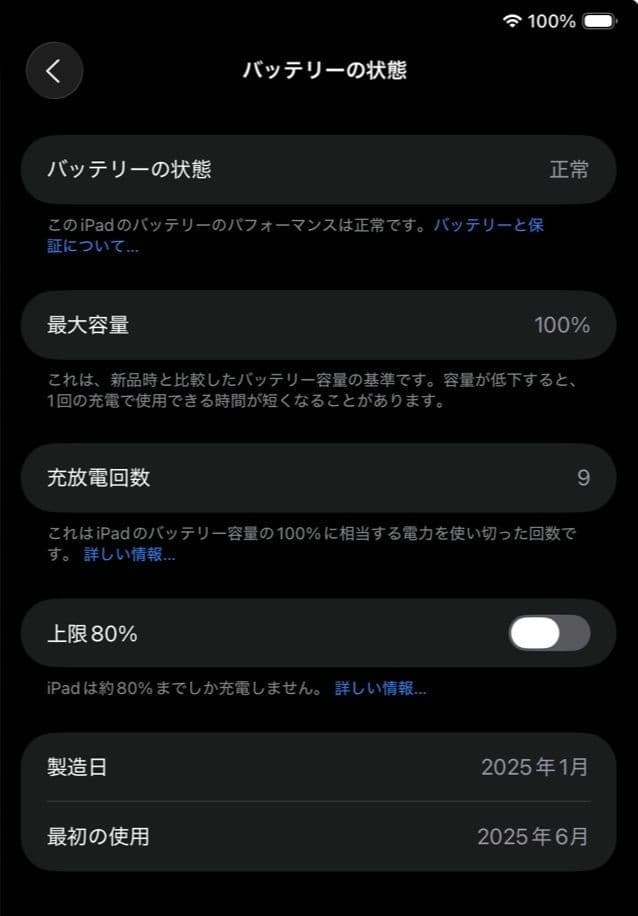 Apple iPad Air (M2) 11インチ 128GB スペースグレー