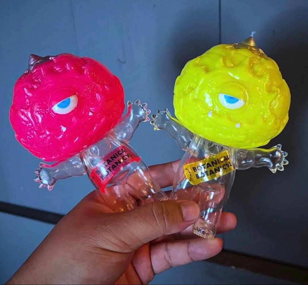 tendobotanical 痛丸 アガベ ソフビ　QP付き　蓄光イエロー