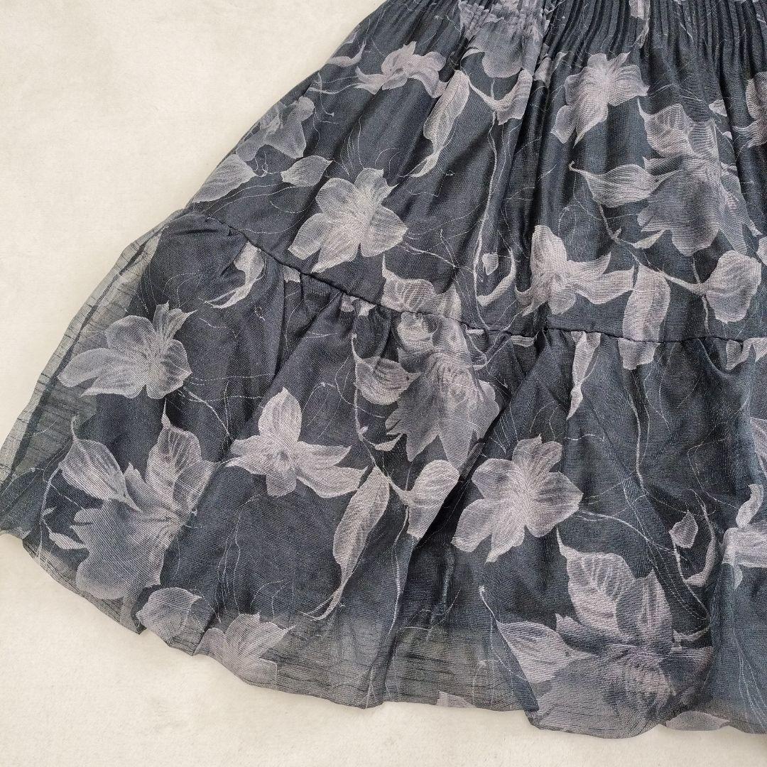 美品 Bell chu Very セットアップ 花柄 ロングワンピース ボレロ