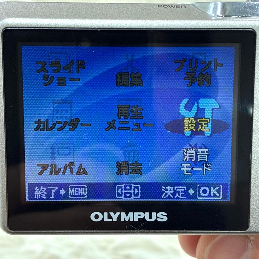極美品 OLYMPUS μ750 メガピクセル コンパクトデジタルカメラ