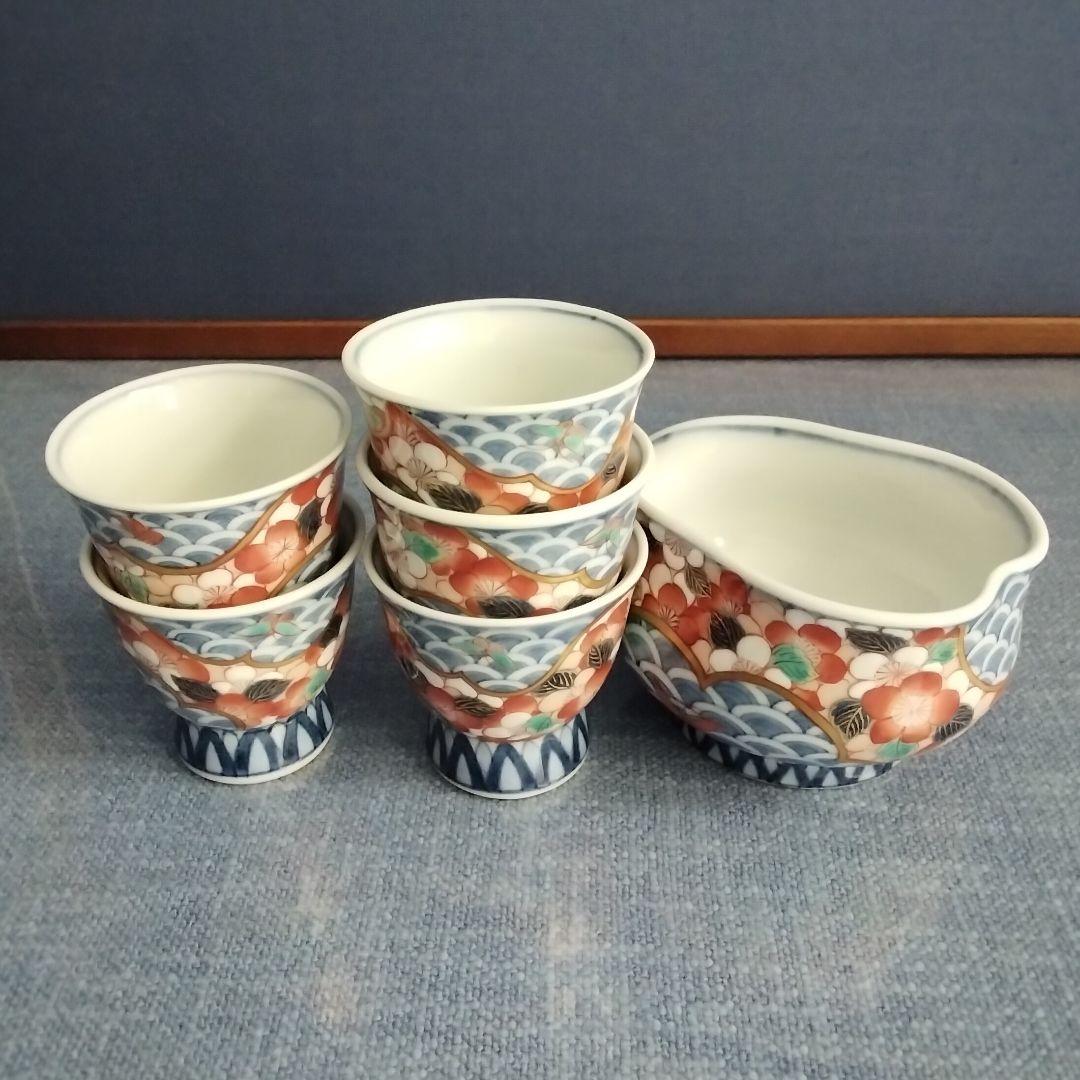 献上伊万里焼　玉露茶碗と湯冷まし