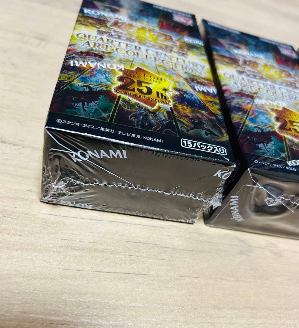 遊戯王 クォーターセンチュリーアートコレクション シュリンク付き　3box