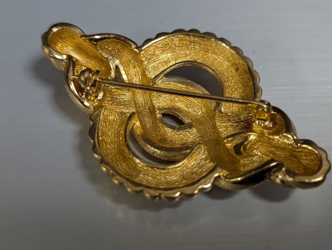 ☆希少☆　ChristianDior　ブローチ　ロープ