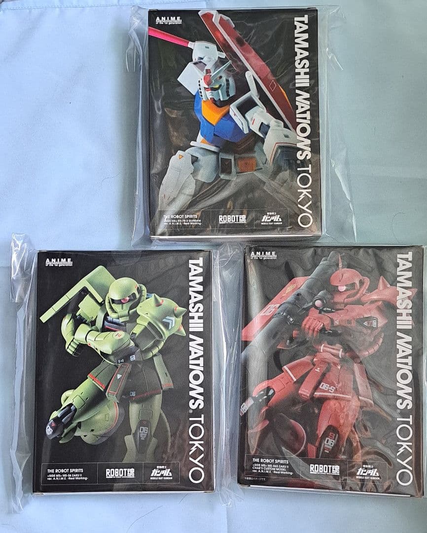 ROBOT魂 機動戦士ガンダム ver.A.N.I.M.E.リアルマーキング3種