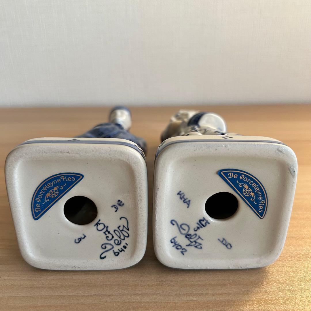 オランダ製 DELFT ロイヤルデルフト　ファーマーと妻　フィギュリン