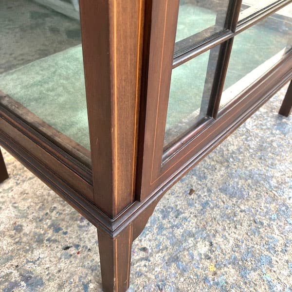 関西限定　送料別　アンティーク　キュリオケース　飾り棚　イギリス