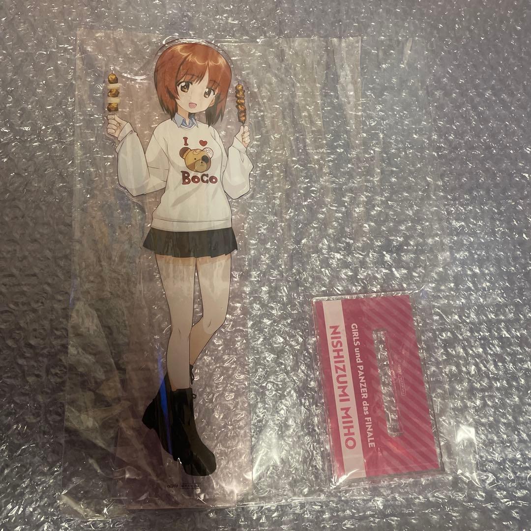 ガールズ＆パンツァー 抽選会 当選品 特大アクリルフィギュア 西住みほ