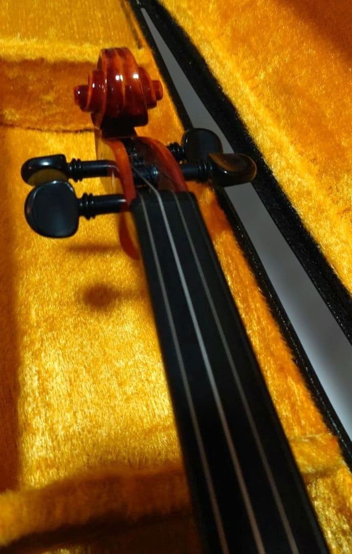 高級 バイオリン 鈴木 No.280 4/4 証明ラベル有、弓ケース付 定価7万