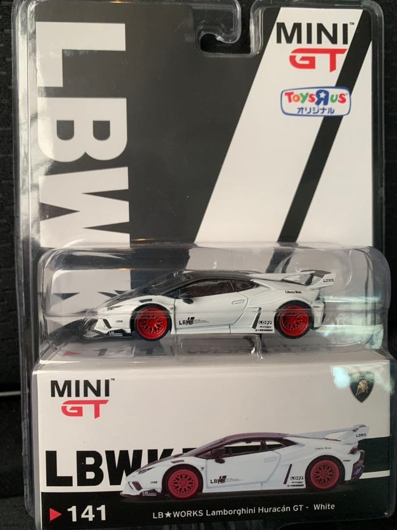 MINI GT LB★WORKS ランボルギーニ ウラカンGT ホワイト 141