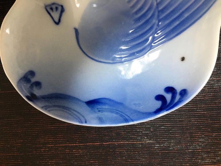 鳩形　皿　アンティーク