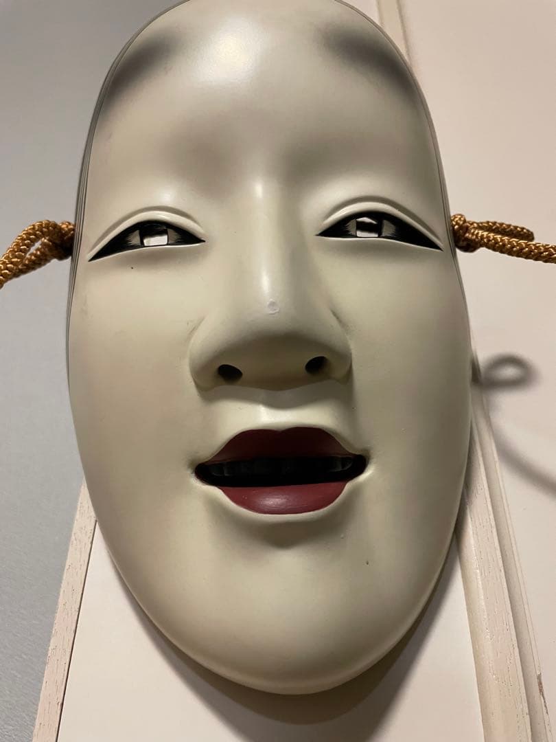 cimastone replicas 京都科学標本 能面 小面（若女）額縁付