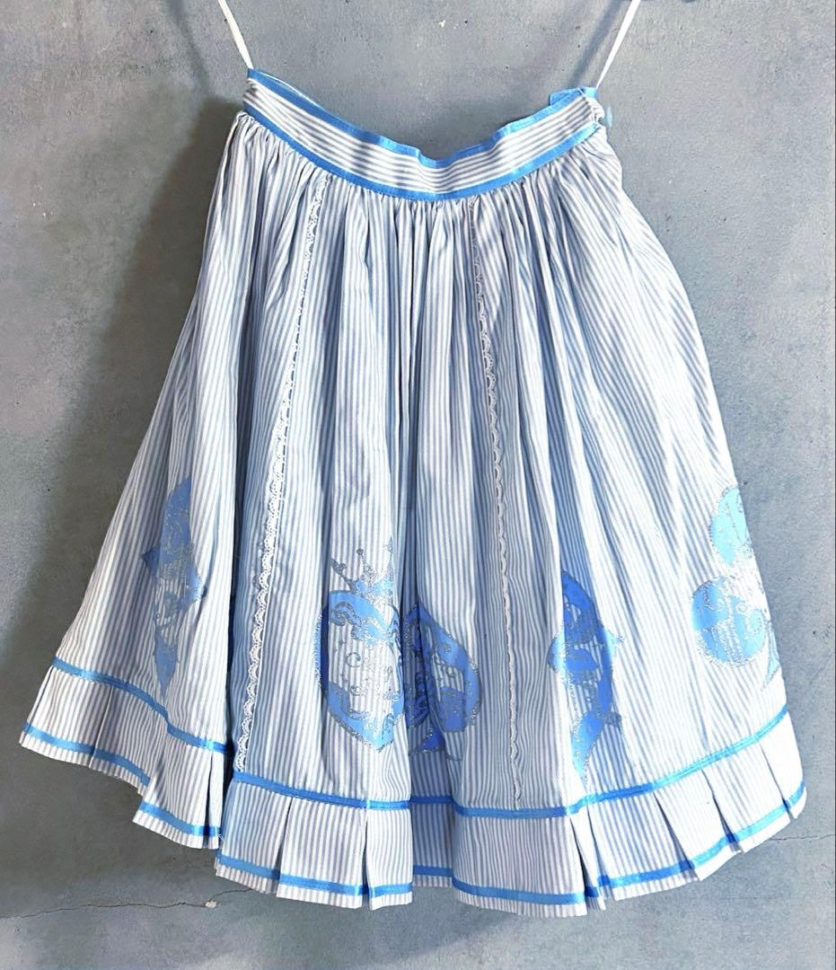 AngelicPrettyグリッタートランプ スカート サックス ⭐︎リボン欠品