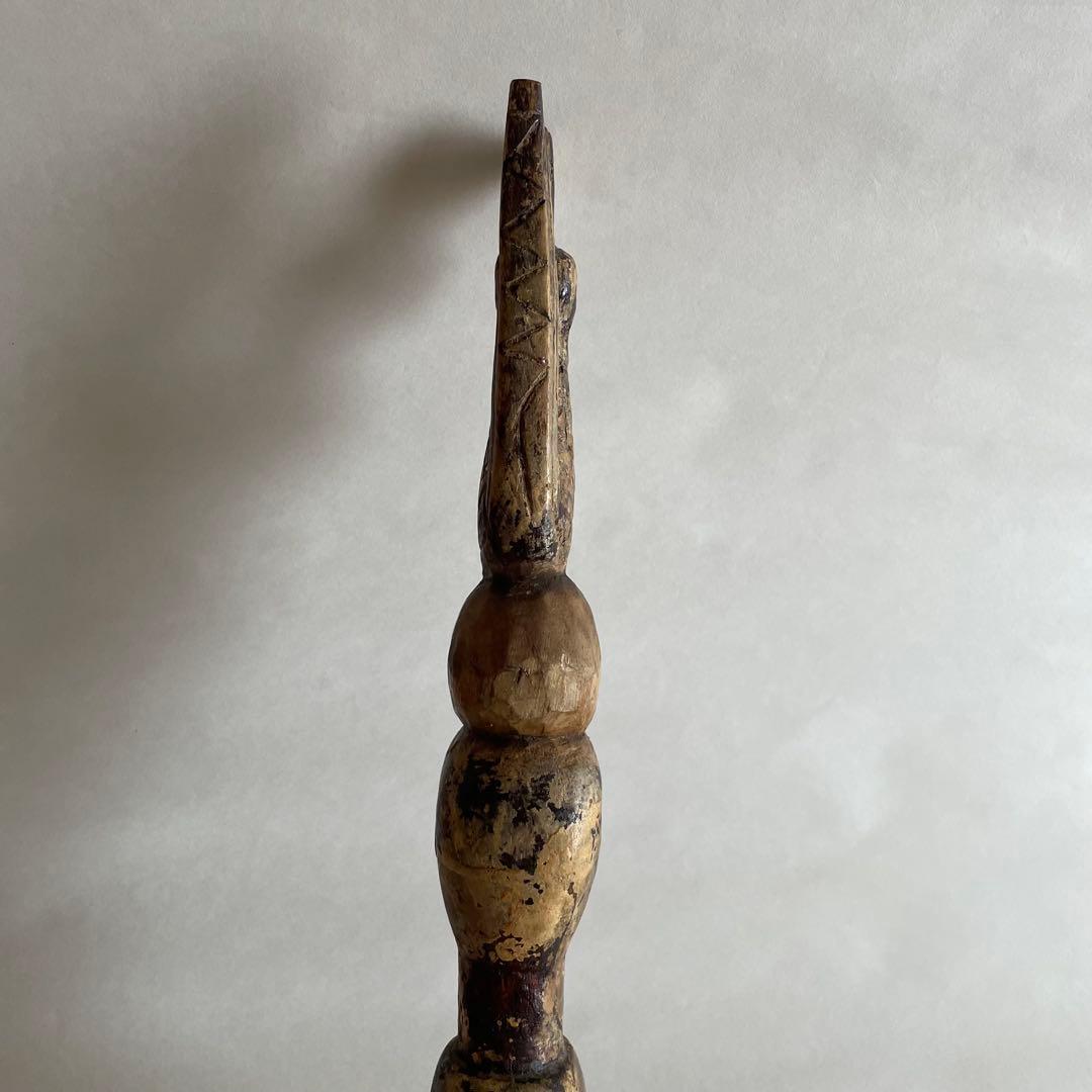 インドネシア　ティモール　木製彫刻　1970年代頃