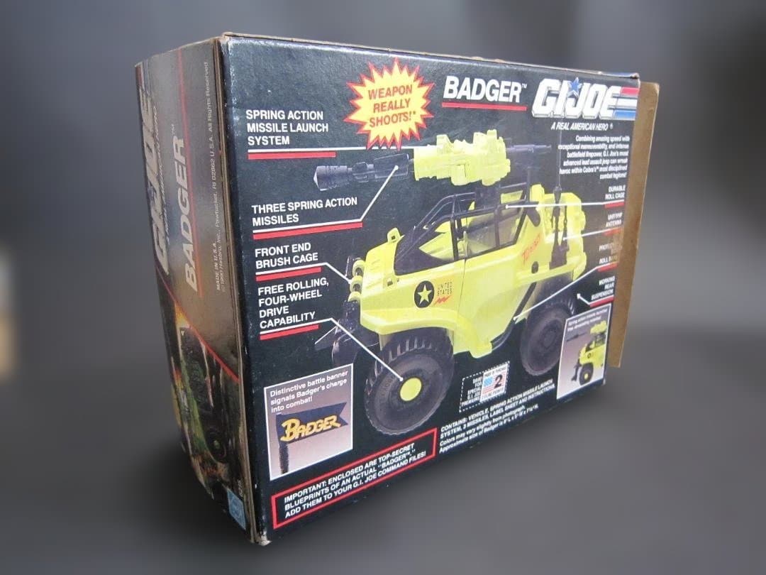 【未使用】G.I.JOE BADGER 攻撃ジープ HASBRO