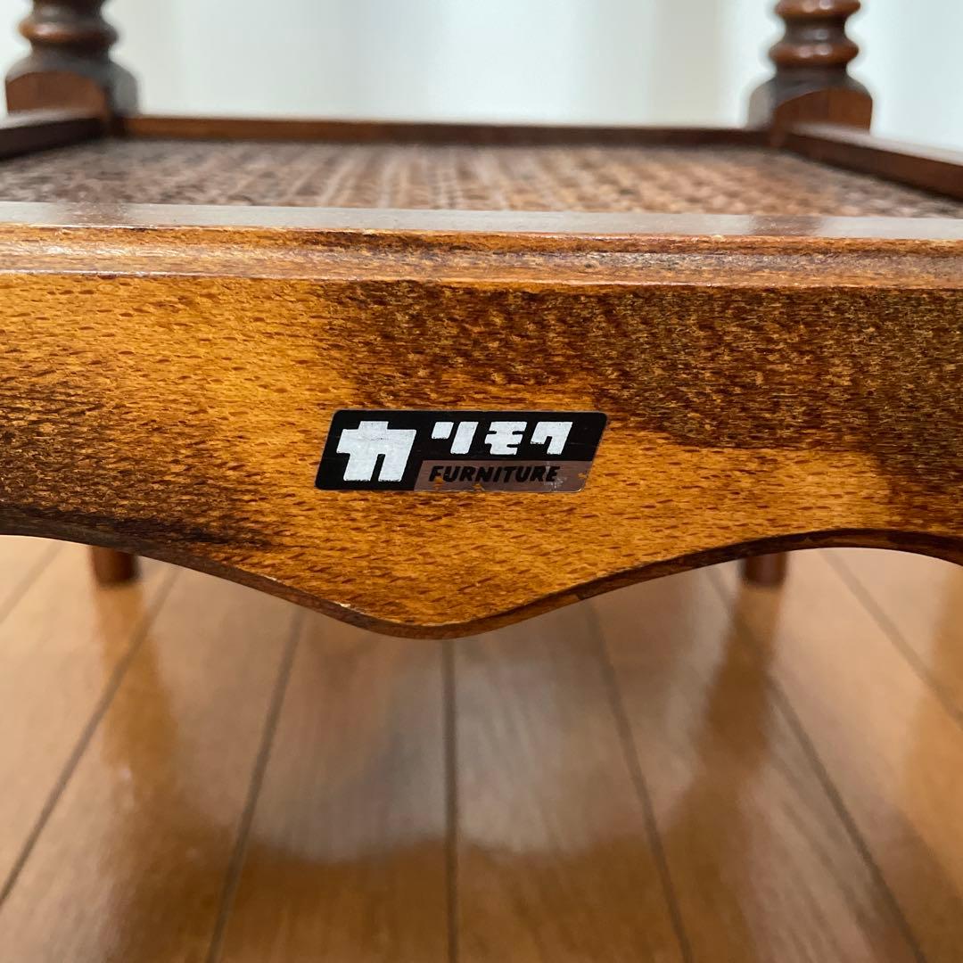 カリモク サイドテーブル 花台 電話台