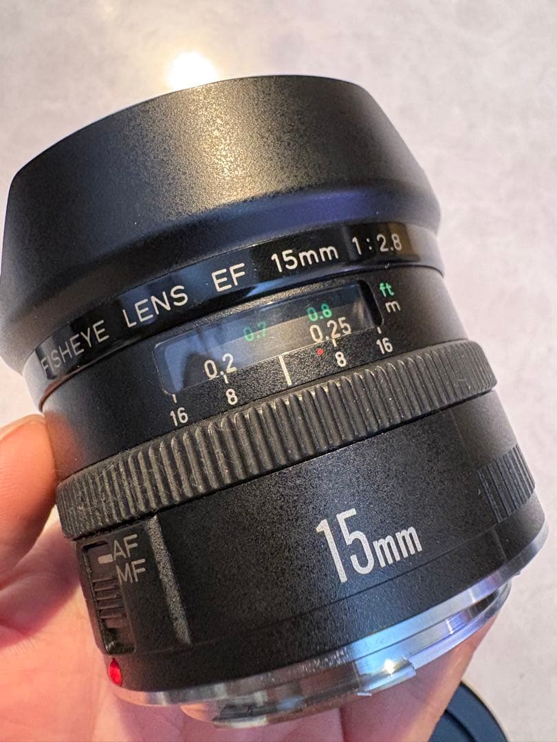Canon EFレンズ EF15mm F2.8 fisheye フィッシュアイ
