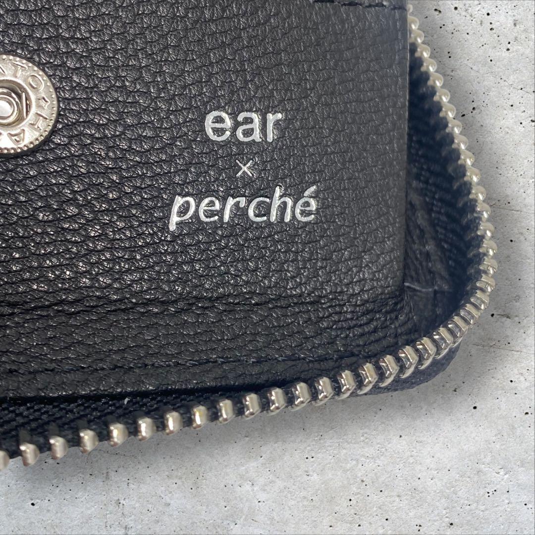 未使用 PEZ perche ear コラボジャバラ二つ折り財布 ブラック イア
